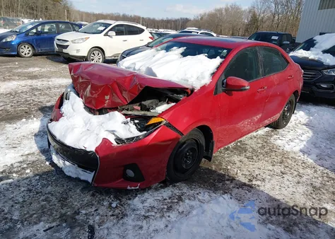 2016 Toyota Corolla S Plus из США, поврежденный, VIN 2T1BURHE1GC654118